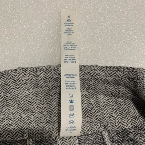 Lululemon Forme Jacket II Textured Heathered Herringbone Heathered Black White - Picture 4 of 15